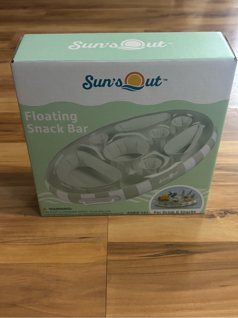 Floating Snack Bar - Mint Green